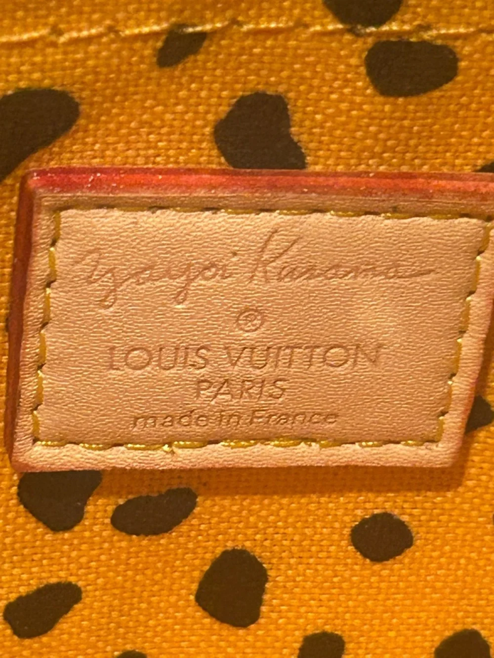 Louis Vuitton Brown Monogram Dot Cosmetic Pouch Louis Vuitton Yayoi Kusama - Picture 9 of 10